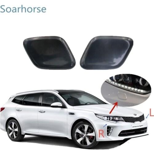 For KIA Optima K5 2016 2017 2018 Front bumper Headlight Washer Nozzle Jet Cover Cap Headlamp washer Spray Lid