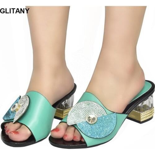 New Arrival Italian Elegant Women Wedding Shoes Decorated with Rhinestone Open Toe Pumps Shoe for Women Clear Heels Pump Heels