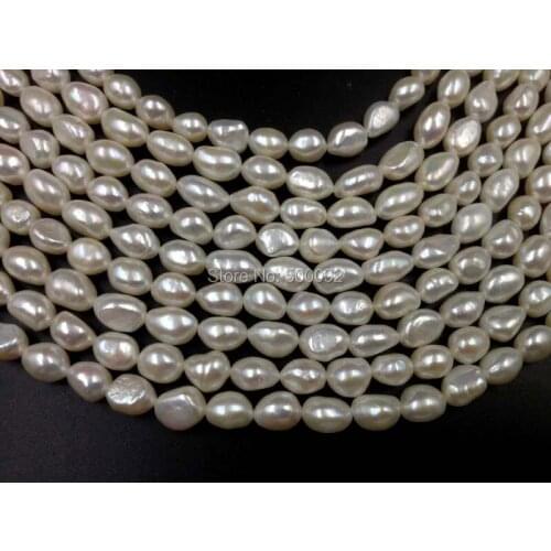 Wholesale 8mm Baroque freshwater cultured pearl strands