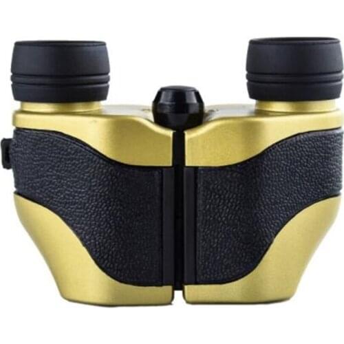 Agnicy 6x21 Binoculars High Magnification HD Telescope with Laser Light Portable Fixed Focus Glasses