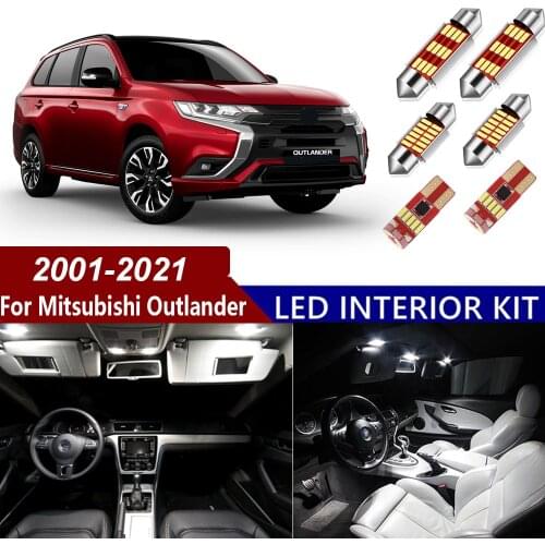 Canbus Led Interior Lights For Mitsubishi Outlander 2001 2002-2016 2017 2018 2019 2020 2021 Map Dome License Plate Trunk Lamp