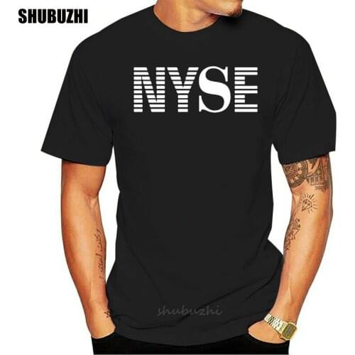 NYSE FUNNY RECESSION TEE New York Stock Market Cotton Navy Blue White T-shirt fashion t-shirt men cotton brand teeshirt