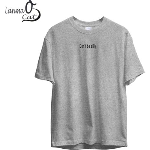 Letter Print Cotton Tshirts Men Women Plus Sizes Gray T Shirts Funny Print Cotton Gray T-shirts Summer Clothing