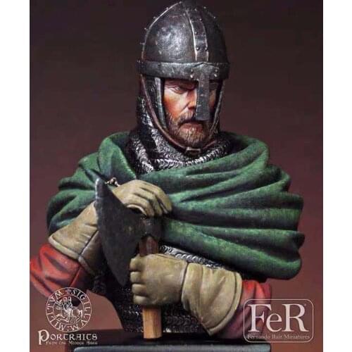 1/16 Resin Bust Hastings Ancient War Movie Character GK White Model Figure