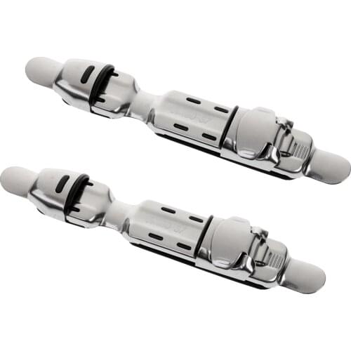 2Pcs Adjustable Fishing Reel Seat Deck Metal Wheel Rod Clip Fitted Deck Fishing Accessories Wheel Reel Tackles Pesca