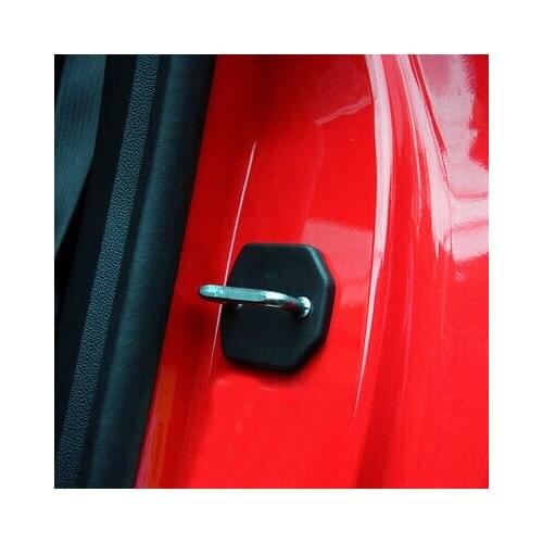Door Lock Protector Cover buckle decoration 2pcs For Ford Mustang 2015 2016 2017