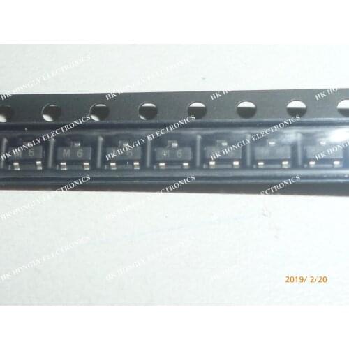 200PCS 2AS812 MARKING CODE M6 SOT-23 NEW