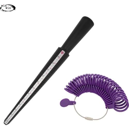 Berkem US American Plastic Ring Plastic Ring stick US Ring Size Ring Dimension Measuring Ring Ring Ring Measuring Tool