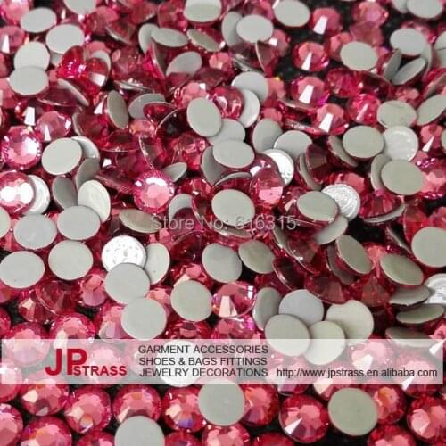 Shiny of hot fix A quality grade crystals ss10 3mm rose color with 1440pcs each pack wholesale price in free shipping