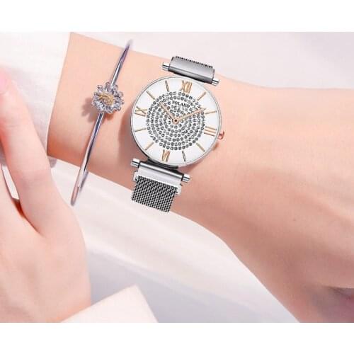 New Watch Women Fashion Ultra Thin Watches Simple Fashion Stainless Steel Mesh Belt Women Watches Quartz Clock reloj mujer