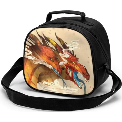 Wing Of Fire Children fashion lunch bag thermal insulated bag travel casual insulated picnic bag
