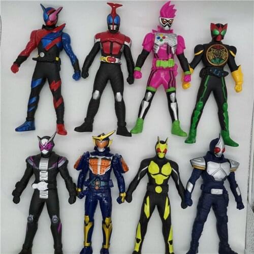 Bandai Anime Kamen Rider Masked Action Figures 17cm Gaim Vulcan Valkyrie Dolls Collect Ornaments Model Toy