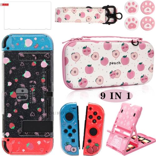 Newest Portable Leather Pouch For Nintendo Game Card Storage Multi-functional Cover Case For Nintend Switch Console Accessories