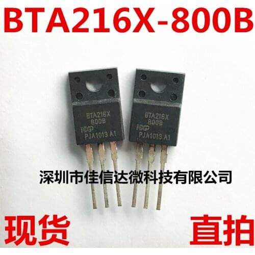 100% New Original 5pcs/lot High Quality BTA216X-800B BTA216X-800 16A 800VTO220