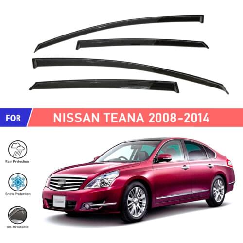 Window deflector for Nissan Teana 2008-2014 car window deflector wind guard vent sun rain visor cover car styling decor