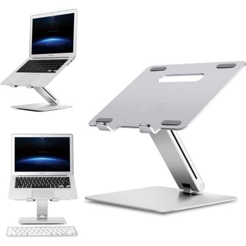 Aluminum Adjustable Laptop Stand Foldable Free Lift Bracket Angle Adjust Notebook Tablets Heighten Holder for MacBook Pro iPad