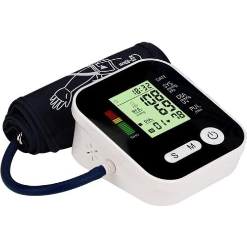 Automatic LCD Display Meter Wrist Sphygmomanometer Tensiometer Heart Rate Monitoring Pulse Meter BP Monitor