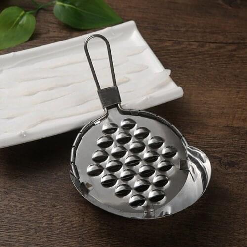 Jelly Bean Cold Noodle Scraper Household Kitchen Gadget Cold Noodle Scraper Stainless Steel Roton Macroporous Knife