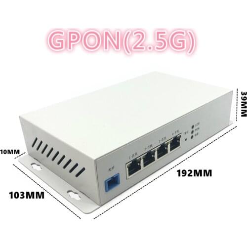 Metal enclosure outdoor industrial grade ONU 1GE+3FE ONU GPON 2.5G with FTTH NETWORK onu wifi modem 10/100/1000M RJ45 FOR OLT