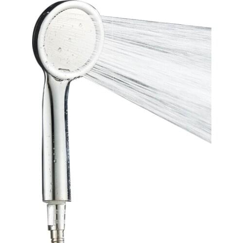 Ultra-thin Booster Shower Pressurized Nozzle ABS Shower Head High Pressure Water Saving Rainfall Chrome Showers For Bathroom