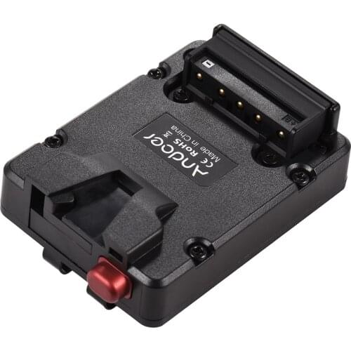 Mini V-lock Mount Battery Power Supply Plate Battery Buckle with U-style Hanger for Mini V-mount Battery photography accessories