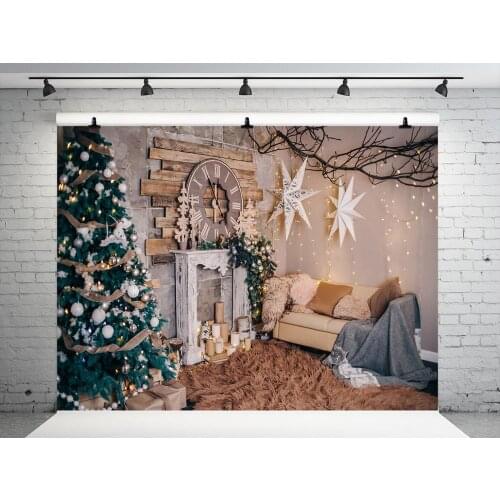 VinylBDS 7x5ft Christmas Background Photography Home Decoration Party Photographic Backdrop For Photo Studio