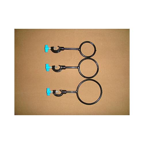 Iron Metal Support Ring Dia.50mm 65mm 85mm Lab Stand Base with Jackscrew