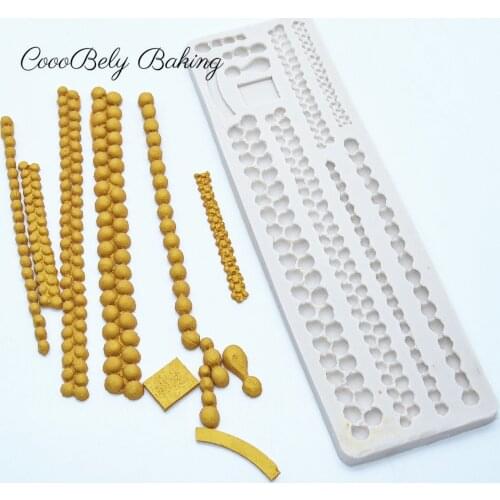 Luyou 1pc Pearl Silicone Fondant Resin Mold 3D Wedding Cake Decorating Tools Pastry Kitchen Baking Accessories Cake Tools FM1783