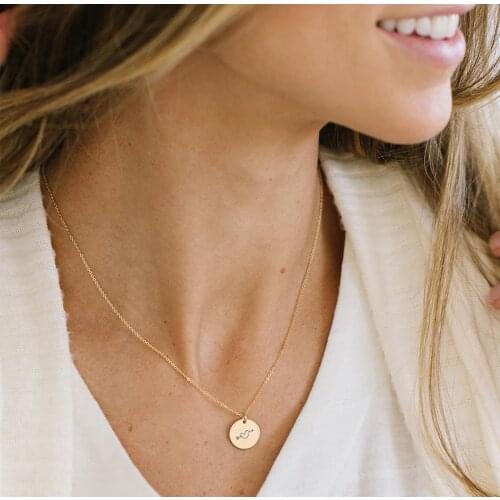 JUJIE Fashion personality Necklace For Women stainless steel Necklace Femme Jewelry Gift Accessory