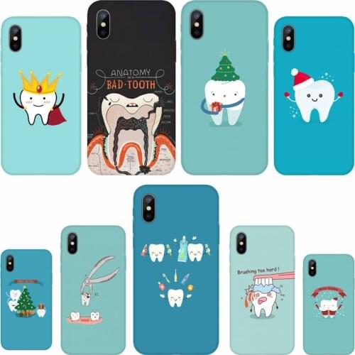 Wisdom Teeth Dentist Tooth Phone Case For iphone 12 5 5s 5c se 6 6s 7 8 plus x xs xr 11 pro max