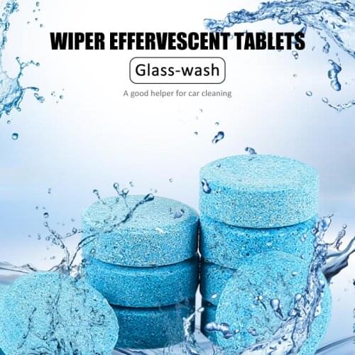 1 Cleaning Pill (1pill=4L Water) Glass Cleaning Water Multifunctional Effervescent Oil Cleaner Concentrated Car Window Kitchen