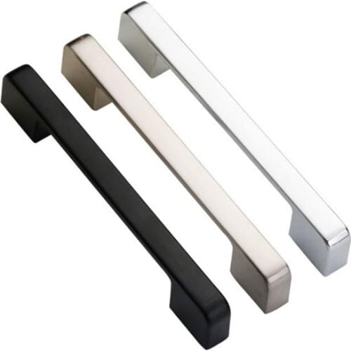 2 Pieces Simple Zinc Alloy Furniture Hardware Cabinet Door Handle