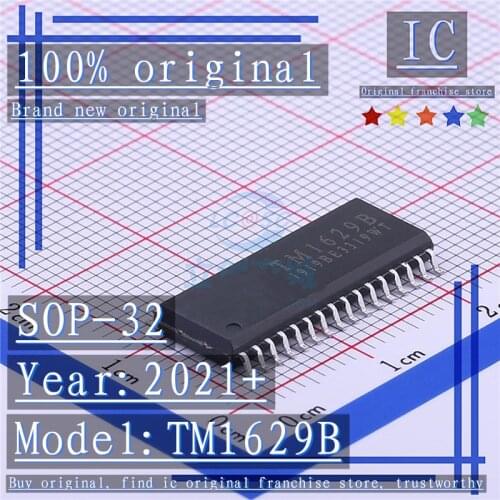 2021+ 100% Brand new original 10PCS-20PCS TM1629B SOP-32 Display digital LED power driver chip