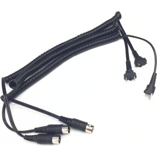 3pcs Cord Spiral Rope for Dental Lab Electric Marathon Saeyang Handpiece Micromotor Saeshin Handpiece