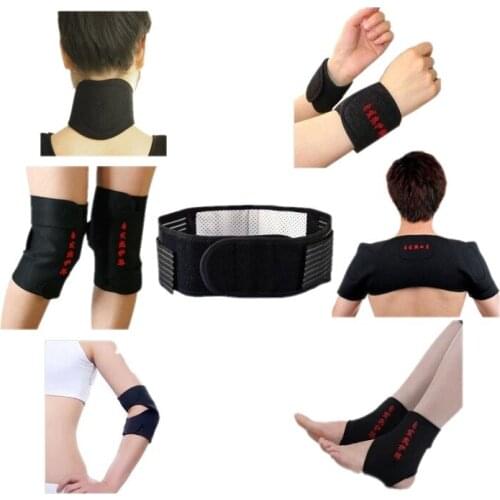 7pcs/set Spontaneous Heating Magnetic Therapy for Waist Neck Shoulder Wrists Knees Protectors Full Body Braces Support XL Size
