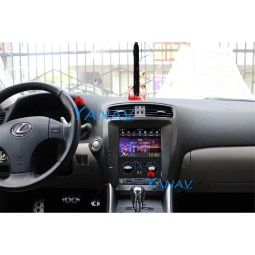 12.1" tesla style android 6 core Car GPS Navigation For-LEXUS IS200/IS250/IS300/IS350 2006-2012 Head Unit Multimedia Player Radi