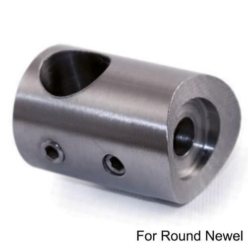 Freeshipping SUS 304# E0069 Round Bar Holder Connector For Round Newel Post