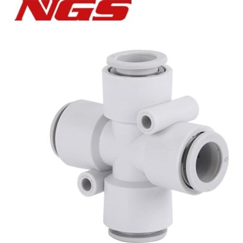 Four way connector KQ2TW04/06/08/10/12-00