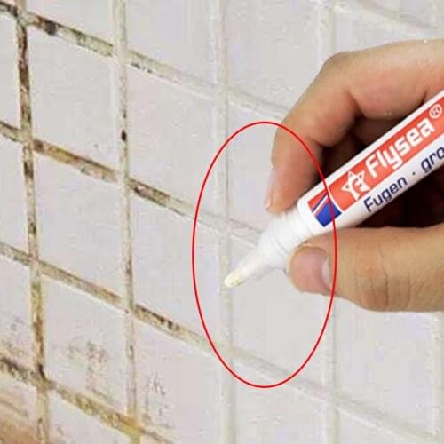 Color Waterproof Tile Gap Repair Pen White Tile Refill Grout Pen Mouldproof Filling Agents Wall Porcelain Bathroom Paint Cleaner