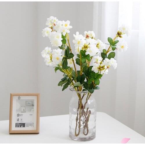 Artificial Flower Simulation Campanula Flower Universe Silk Flower Branch Wedding Party Decoration Fake Flower Wedding Home Dec