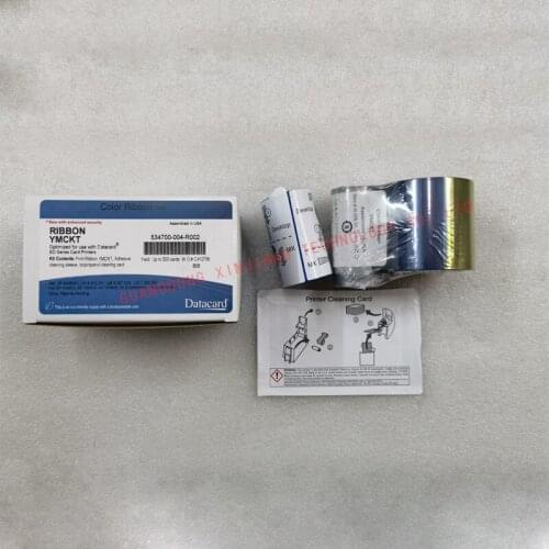 Original Datacard 534700-004-R002 YMCKT Color Ribbon 500 Lmages For Datacard SD260/SD360/SD460 Card Printer