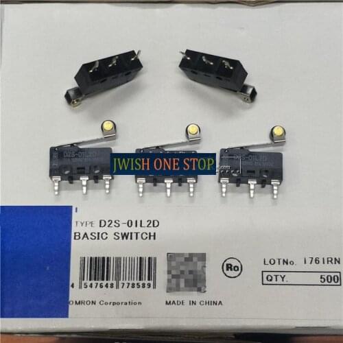 D2S-01L2D Tripod Fine Motion Switch with Wheels Ball Swing Link 0.1A 125V 30V