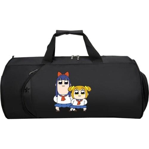 Anime Pop Team Epic Travel luggage Bag teenagers Multifunctional Large Capacity bag Men Women Hand duffel Travel luggage Package