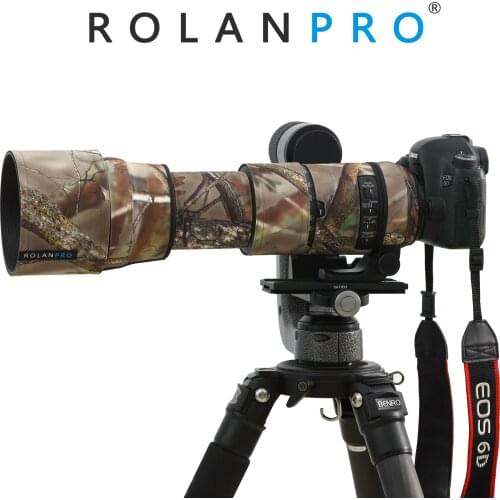 ROLANPRO Lens Camouflage Coat Rain Cover for SIGMA 150-600mm F5-6.3 DG OS HSM Contemporary (AF Version) Lens Sleeve Guns Case