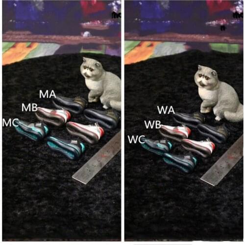 1/6 Scale Male Female Soldier Figure Shoe Kings SK001 Colorful Sport Shoes for 12 inches Men Women Body Model Accessory