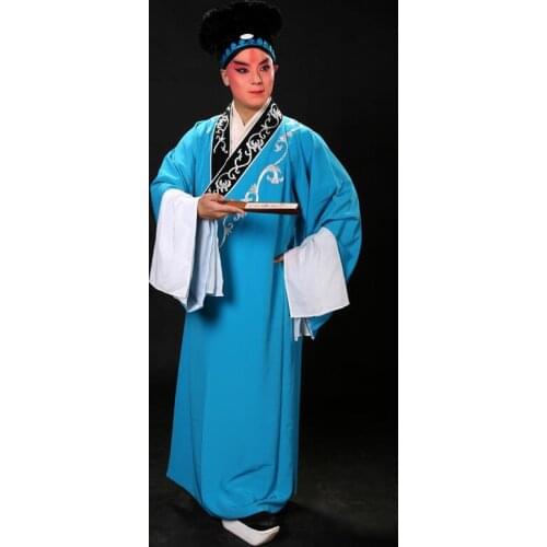Male Xiaosheng Beijing Opera Clothes classical Stage Performance Suit Chinese Traditional Dramaturgic Costume