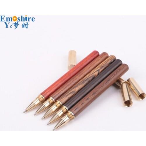 Water Ink Pen Business Wood Roller Ball Pen Creative Personality Gift Advertising Ballpoint Pen Custom Logo for Company P681