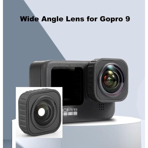 Wide Angle Lens For GoPro HERO 9 Max Lens Mod Black Vlog Shooting Lens Cameras Filter Action Sports Camera Accessories