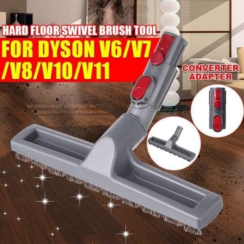 1Pcs Replacement Attachment Brush Head for Dyson V6 V7 V8 V10 V11 Vacuum Cleaner Parts Swivel Floor Brush Cleaning Accessories