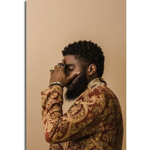 T35 Big K.R.I.T. Rap Music Star Hip Hop Rapper Silk Fabric Wall Poster Art Decor Sticker Bright